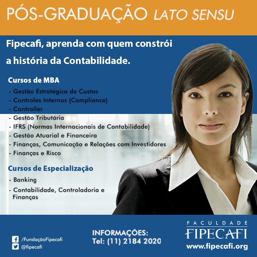 FIPECAFI - Desconto exclusivo de 10% em MBA ou Especialização*